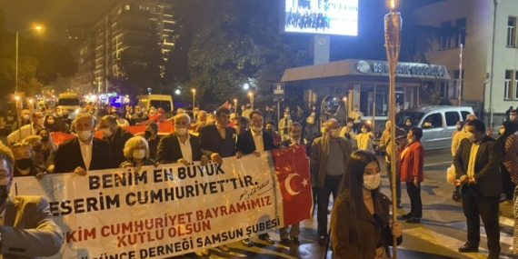 ADD Samsun Şubesinden Muhteşem Fener Alayı