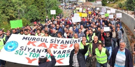 Murgul’da Siyanür Havuzu Kurmak İsteyen Cengiz Holding’e Halk Tepkisi