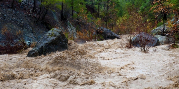 Kuraklığın ortasında Alakır Vadisi’ni sel aldı