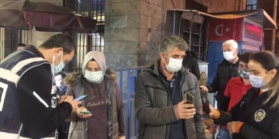 Trabzon’da sokak ve caddelerde HES kodu uygulaması başladı