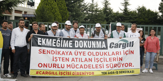 Cargill işçileri eylemlerini tarım ve ormancılık bakanlığının önünde yapacak 10 Cargill işçileri eylemlerini tarım ve ormancılık bakanlığının önünde yapacak