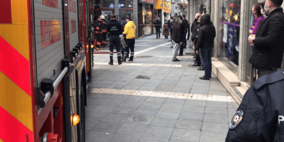 Trabzon’da banka şubesinde yangın çıktı