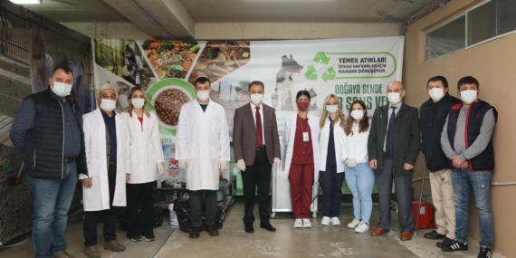 Atakum’da günde 1.5 ton atık mama ve gübreye dönüşecek