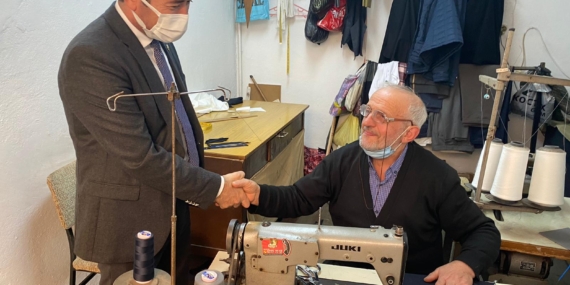 CHP'li Kaya ,Of kentsel dönüşüm alanı esnaflarını ziyaret etti 7 CHP’li Kaya ,Of kentsel dönüşüm alanı esnaflarını ziyaret etti