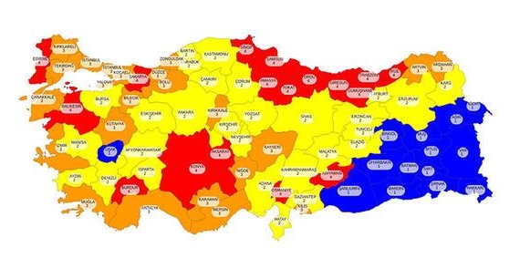 ”Normalleşen” Şehirler Belli Oldu