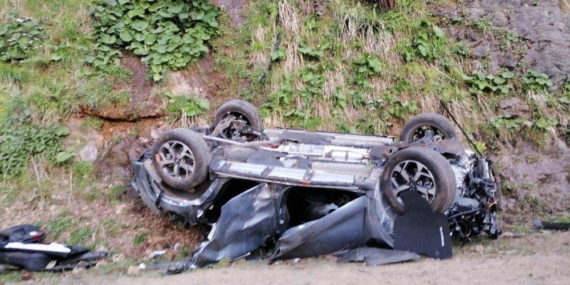 Trabzon’da Feci Kaza!