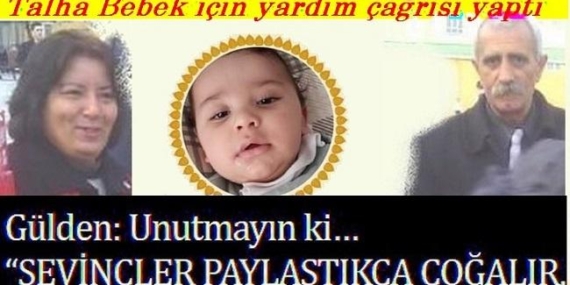 SMA Hastası Talha Bebek İçin Yardım Çağrısı!