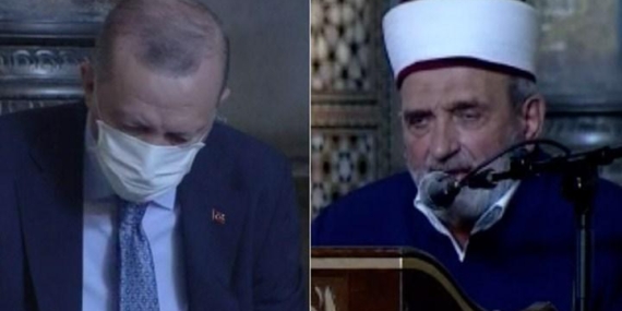 Ayasofya töreninde Atatürk’e lanet okunmasına tepki yağdı! 2 Ayasofya töreninde Atatürk’e lanet okunmasına tepki yağdı!