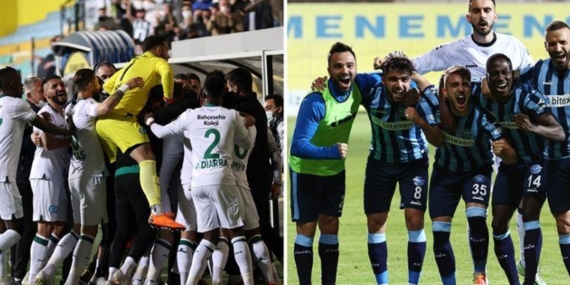 Adana Demirspor ve Giresunspor Süper Lig’de!