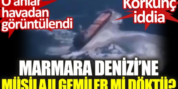 Marmara Denizi’ne müsilajı gemiler mi döktü?