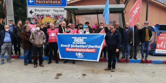 “ELEKTRİK ŞİRKETLERİNİ KAMULAŞTIRIN!”