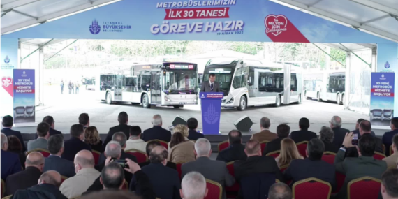 İSTANBUL'DA 30 YENİ METROBÜS HİZMETE GİRDİ. 8 İSTANBUL’DA 30 YENİ METROBÜS HİZMETE GİRDİ.