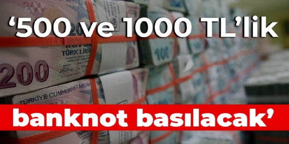 YENİ BANKNOT VE MADENİ PARALAR YOLDA…
