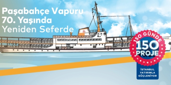 PAŞABAHÇE VAPURU,YENİDEN BOĞAZ'DA 9 PAŞABAHÇE VAPURU,YENİDEN BOĞAZ’DA