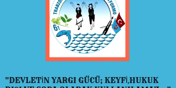  “DEVLETİN  YARGI GÜCÜ; KEYFİ, HUKUK DIŞI VE SOPA OLARAK KULLANILAMAZ…” 